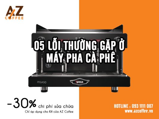 lỗi máy pha cà phê